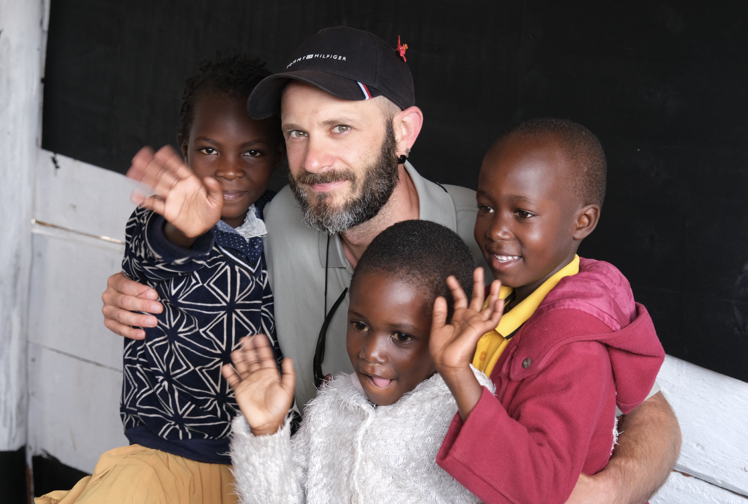 Rebuilt school on Kalangala Island serving 300 children, sponsored by SNI.