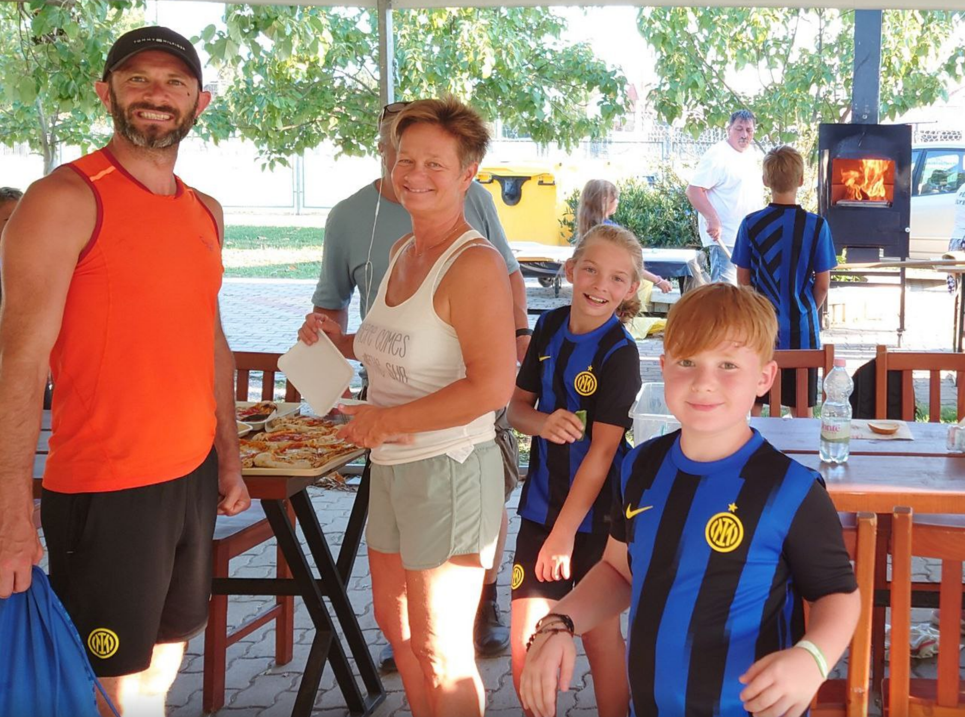 Mitch, founder of SNI at sponsored football camp in Hungary